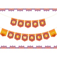 FANGLELAND Happy Diwali Banner Indian Festival of Lights Party Decoration Mother Laxmi Happy for Hindu Deepavali Party Supplies Hindu Deepavali Greeting Party Supplies