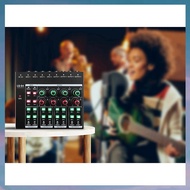 [hotkeystore.] -LQ04 4-Channel Mixer 4-Channel Headphone Amplifier Sound Card Mixer Recording Interf