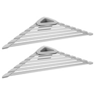 Triangle Roll Up Dish Drying Rack Collapsible Triangle Above Sink Dish Drying Rack for Sink Corner S