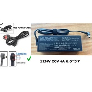 CHARGER LAPTOP ASUS FX505DD FX705GM X571 K571GD UX534 UX534FA 120W 20V 6A 6.0*3.7 LAPTOP ADAPTER