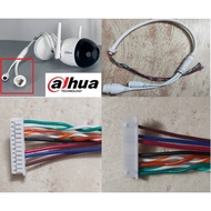 Power Cable + Network + Poe for Dahua Imou IP Camera
