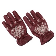 Maroon Web Gloves - Custom Trooper - Driving Gloves - Driving Accessories