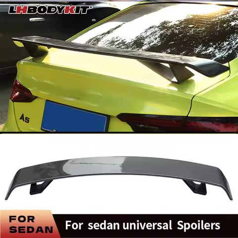 For EMPOW MG6 Camry Corolla BMW E90 F30 GT Style Sedans Universal Rear Trunk Spoiler Wing Punch-Free