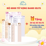 Book - Takenote IELTS vocabulary by band 0-4.5, 4.5-5.5, 5.5-6.5, 6.5+, easy to learn and remember -