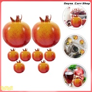 8 Pcs Lifelike Inflatable Fruit Photo Accessory Kitchen Faux Decor Realistic Cabinet Decorations Foa