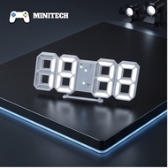 3D LED Wall Clock - Pink