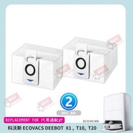 【一套2個】AKA 代用ECOVACS塵袋 科沃斯塵袋 DEEBOT X1 T10 T20 全系列通用一次性塵袋  ECO3018D2