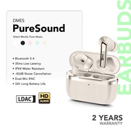 Dmes PureSound ANC Wireless Earbuds 35ms Low Latency ENC Bluetooth 5.4 IPX4 13mm Driver Touch Contro