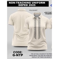 2025 NEW DEPED UNIFORMS WEDNESDAY UNIFORM FOR FEMALE OFFICE-BASED PERSONNEL FULL SUBLIMATION TSHIRT 