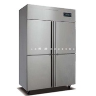 HY-D Rasbham/LASBEMSchool Canteen Four-Door Direct Cold Refrigerator  Hotel Canteen Commercial Refrigerated Fresh Cabine