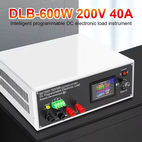 DLB-600W 200V 40A 18650 Lithium Battery Capacity Monitor Electronic Load Power Tester Discharge Mete