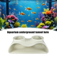 poyingtis Aquarium Cave Ornament Aquarium Tunnel Cave Natural Underwater Tunnel Cave for Fish Tank P