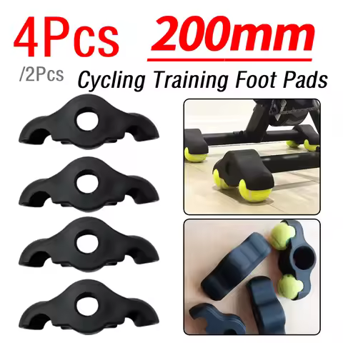 2/4Pcs Cycling Training Foot Pads Noise Reduction Tennis Ball Foot Pads for Wahoo Kickr Core Indoor