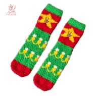fulaide- Warm Winter Socks Women Fuzzy Socks Christmas Fuzzy Socks for Women – Warm Fluffy Crew Slip