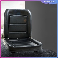BNMAGIC Universal Forklift Seat Adjustable Backrest Slidable Track Mower Seat for Skid Loader Backho