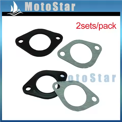 2x 28mm Carb Manifold Intake Inlet Gaskets For Mikuni VM24 Keihin PE24 PE26 PE28 OKO Carburetor Pit