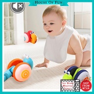 【hot sale】 ◕ C01 Snail Baby Toys Crawling Toddler Toys With Light And Music Mainan Budak Siput Muzik Berjalan Walking Music Snail Kid Toy