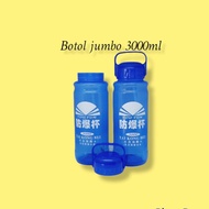 BOTOL AIR MINUM PLASTIK JUMBO 3000ML-2000ML/8706-8703