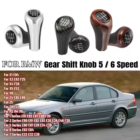 For BMW 1 3 5 6 Series E46 E53 E60 E61 E63 E65 E81 E82 E83 E87 E90 E91 E92 X1 X3 X5 Matt Chromed Gea
