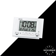 [WatchClubOnline] QHL075W Seiko Table Clock Digital Quartz Alarm Light Thermometer QHL075 QHL-075 QHL-075W