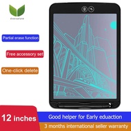 Eversalute LCD Writing Tablet Partially Erasing Drawing Pad Writing Board Built In Thick handwriting Line And High Brightness Screen Suit For Kids(8.5 inch 10 inch 12 inch)