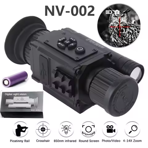 NV002 Infrared Night-Vision Monocular Riflescope Hunting Rifle Scopes Optics PCP Air Gun Sight Teles