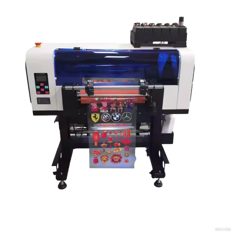 A3+ Double XP600 Head Crystal Label Printer Uv Dtf Ink Jet Printer With Uv for Paper Labels