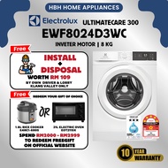 (Free Shipping + Free Install) Electrolux | EWF8024D3WC|EWF9024D3WC|EWF1024D3WC|FullWash45|Hijab/Bat