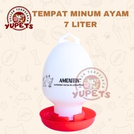 7 LITER CHICKEN DRINKING VENUE - 7 Liter Gallon Chicken Poultry Duck Drinker