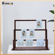 Blesiya Earring Display Stand Earring Stand Multipurpose Jewelry Wooden Ear Studs Holder for Store D