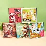 Commercial 7-inch 8-inch 9-inch Corrugated Pizza Box Aluminum-plated Pizza Pizza Takeout Tin Foil Di