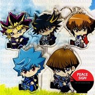 YU-GI-OH! (Mica In acrylic) YU-GI-OH Game King Key Chain! Cute anime chibi yugioh