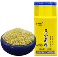 【Fast delivery】Rhubarb Rice New Rice Sticky Glutinous Millet Sticky Bean Dumpling Xiaomi Porridge -400g