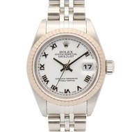 【二手】ROLEXDatejust F 字頭 79174 WH/RO K18WG（白K金）不鏽鋼女錶