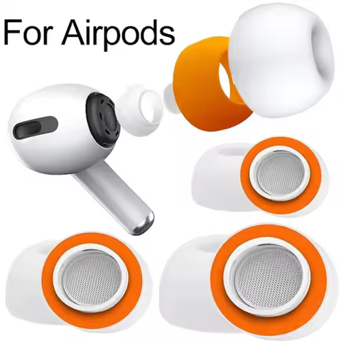 S/M/L Memory Foam Replacement Eartips For Apple AirPods Pro 2 Soft Sponge Earpads Cap Ear Tips For A