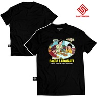 Santrinesia Kaos Lebaran Hari Raya Idul Fitri Katun Combed