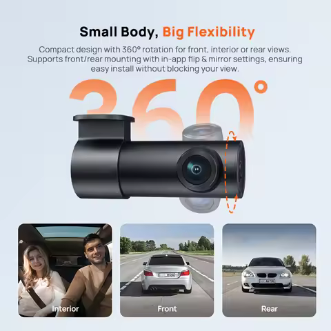 70mai Dash Cam M310 Plus 2K 1440P 143°FOV F1.55 Smart Voice Control 24H Parking Guard Night Vision 7