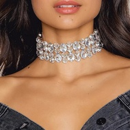 New Product High-End Exaggerated Necklace Exaggerated Crystal Rhinestone Clavicle Chain