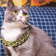 Gold Cat Chain Cat Necklace Dog Chain Gold Necklace Cat Chain Gold Silver Rosegold