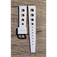 FKM Rubber Tropical White 20mm Strap Watch Strap