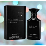 Original Perfume Club De Intens 100ML EDP Clive Doris Smoky Aromatic Fragrance For Men