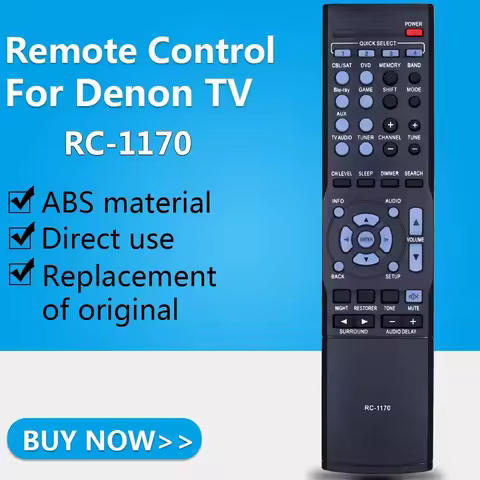 Remote Control RC-1170 For Denon AV RC-1156 RC-1157 RC-1180 RC-1183 AVR-1513 DHT-1513BA
