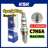 ESPADA SPARK PLUG RACING SUPER3+ C7HSA EX5 EX5 DREAM WAVE100 CLASS1 KRISS100 EBONUS PLUG RACING ESPA