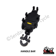 Premium Phone Holder Shock Absorber HY07 Motorcycle Bicycle Solid Sturdy Motosikal Bike Basikal Moto