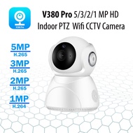 【Local Stock】V380 PRO 5MP / 3MP / 2MP / 1MP HD  Indoor PTZ Snowman Wireless Wifi CCTV Smart IP Camera