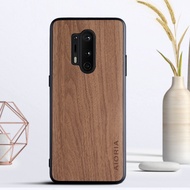 OnePlus 6 6T 7 7T 8 Pro case wooden pattern skin TPU+ PC covers 3in1 material