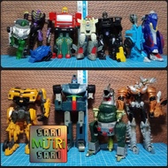 GoBots Transformers BAF fodders (w issues/incomplete parts) BumbleBee Barricade IronHide Grimlock