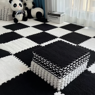 READY STOCK 30x30cm Kids Carpet Foam EVA Shaggy Velvet Baby Floor Puzzle Mat - VELVET PUZZLE MAT
