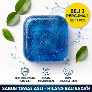 Saigon Naturals Sabun Tawas Anti Bau Badan BUY 3 FREE 1 Deodoran Cerahkan Ketiak Whitening Alum Soap