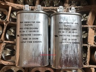 Aabb Oiled Capacitor 370V 5uf 10uf 15uf 20uf 35uf 45uf 440v กล่องสแตนเลสทรงอvale สำหรับอุปกรณ์อิเล็ก